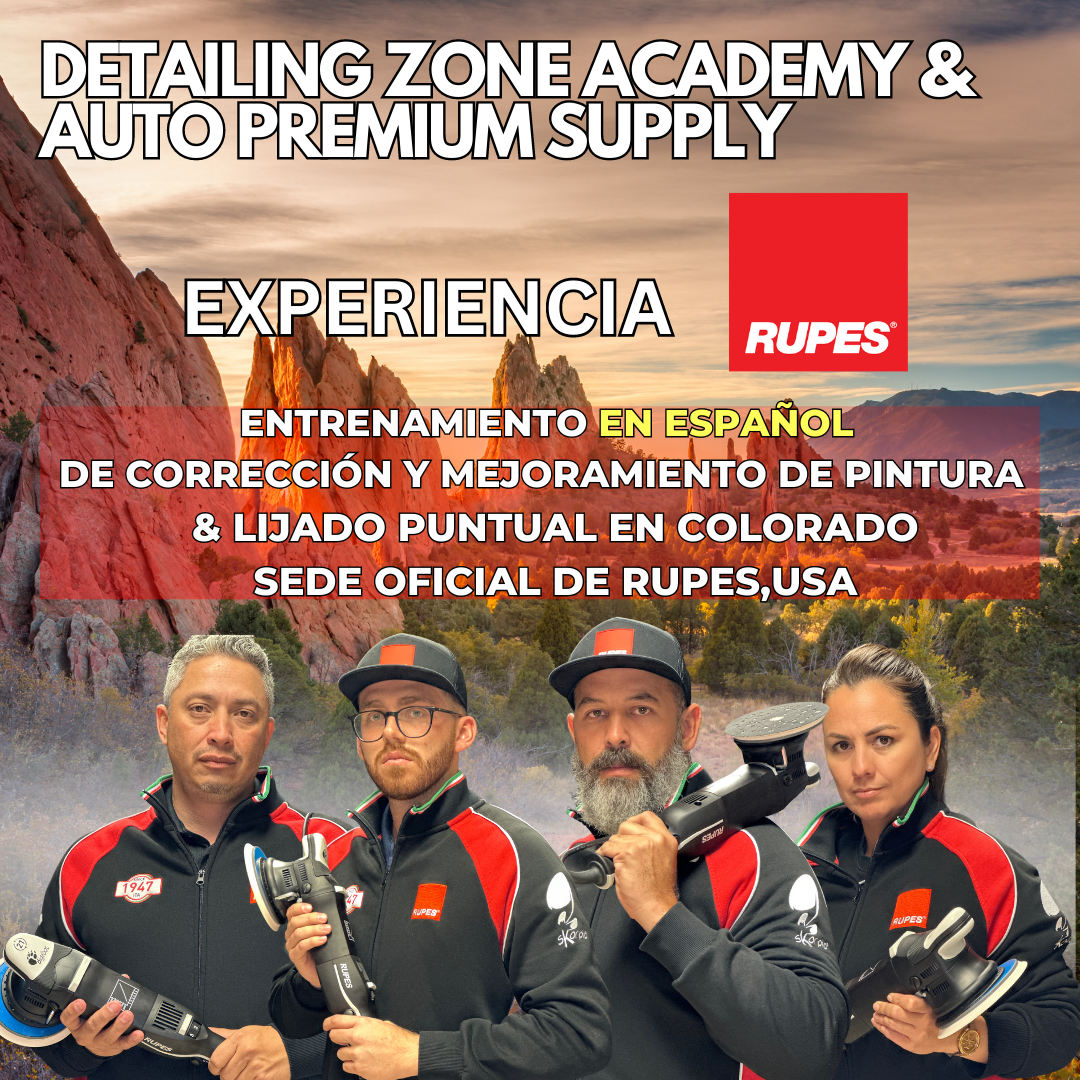 Paint Correction and Spot Sanding RUPES Training
