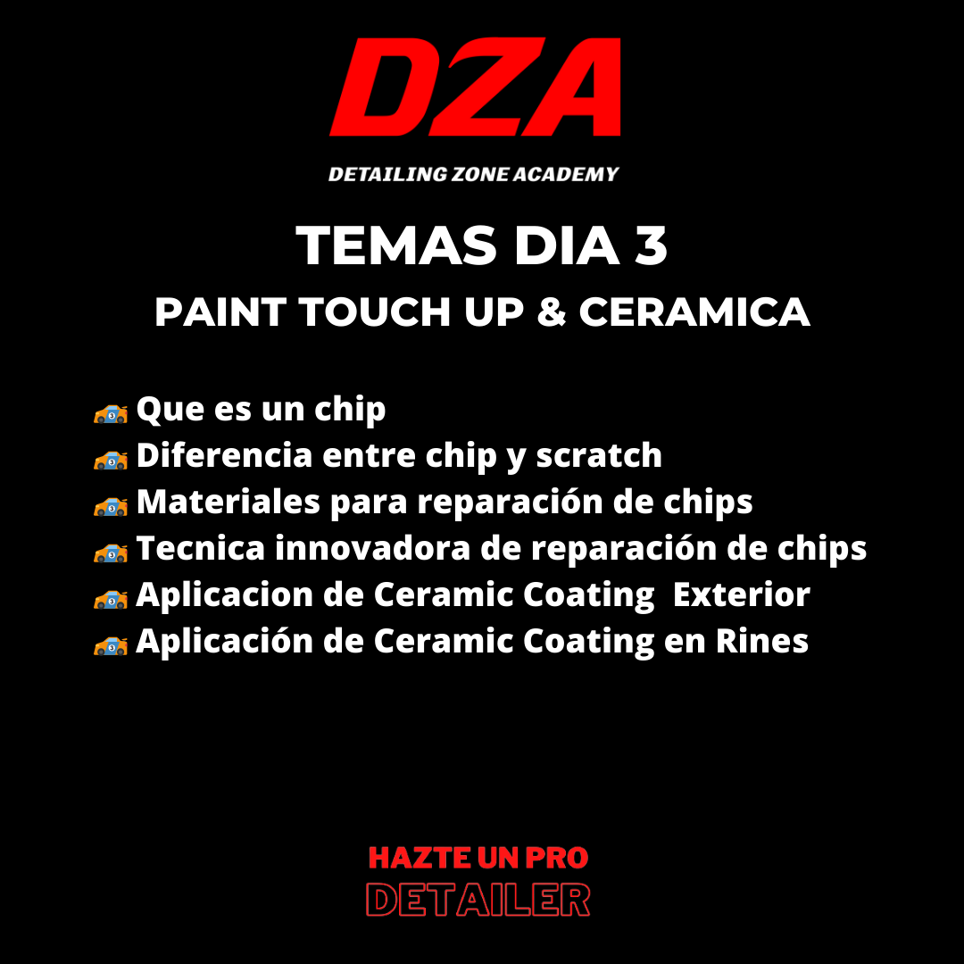 Curso de 3 días de DZA Xtreme Detailing 
