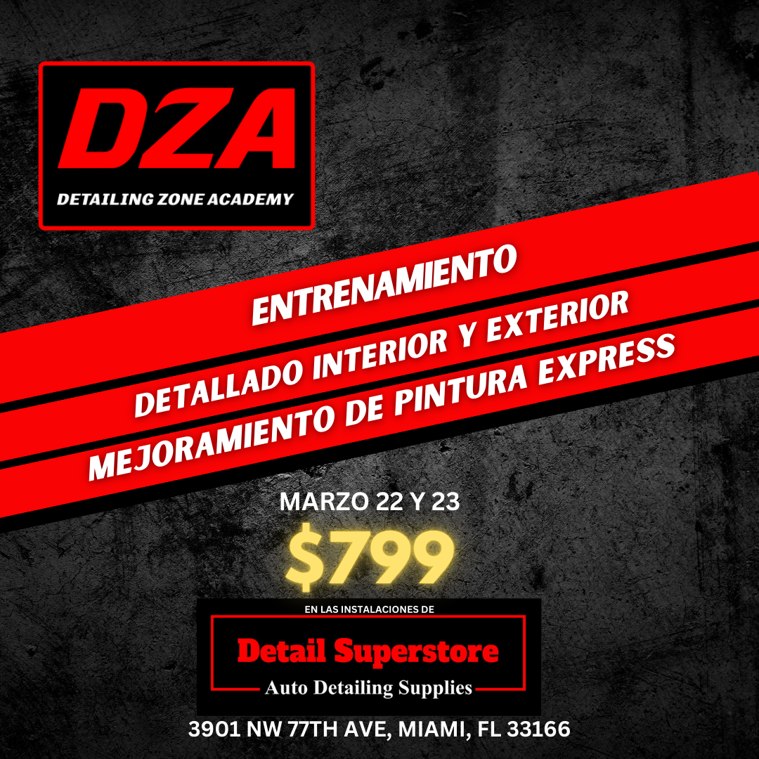 Conviértete en un Pro-Detailer con nuestra Formación Intensiva de Detailing Interior y Exterior 