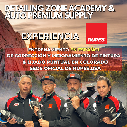 Paint Correction and Spot Sanding RUPES Training