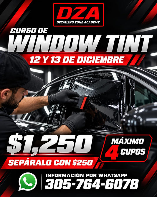 Automotive Window Tint Installation Training | Miami | December 12–13, 2026